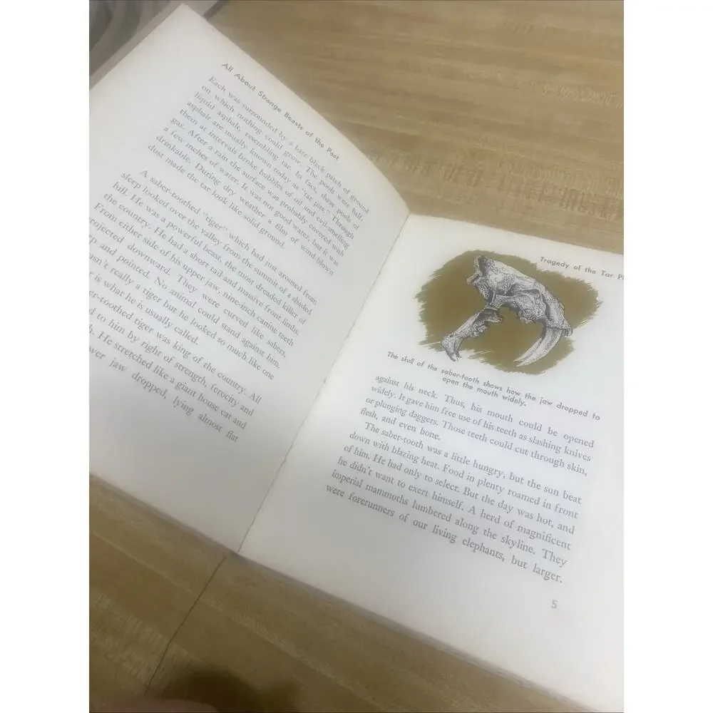 All About Strange Beasts Of The Past by Roy Chapman Andrews 1956